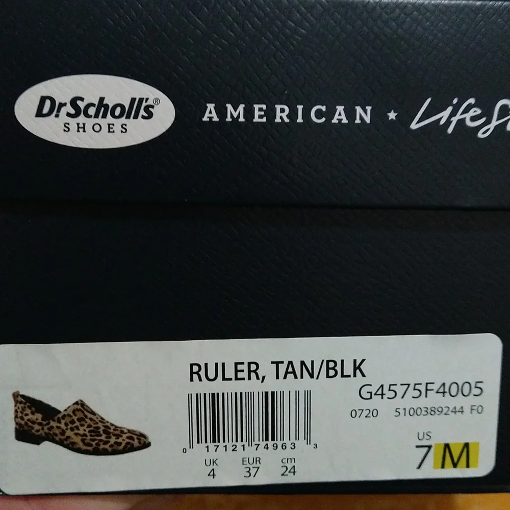 Dr. Scholl's shoes Tan & Black Leopard Ruler Bootie -Women 7